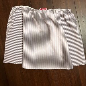 Buddy Love strapless shirt